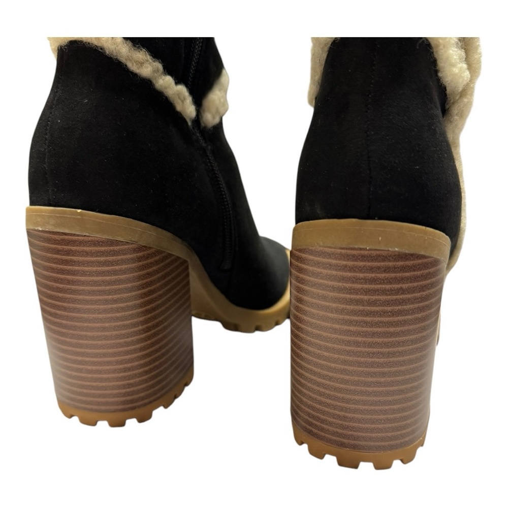 NIB Women’s Size 7 Scoop Sarah Shearling Lug Sole Knee High Fashion Boot - Picture 8 of 10